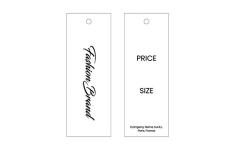 Hang tag Model HT-M122 Hanglabels Model HT-M122