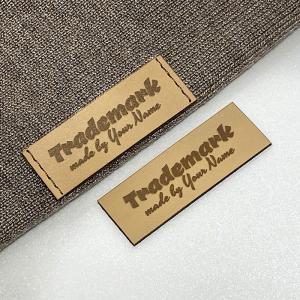 Lederen labels van echt leer - EP-M12