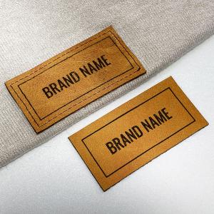 Leren label van echt leer Model EP-M40 Lederen labels van echt leer - EP-M40