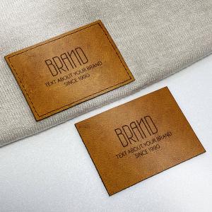 Lederen labels van echt leer - EP-M48