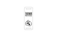 Lederen labels van echt leer Model EP-M65