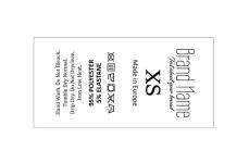 Wasverzorging Etiketten Model TC-M337