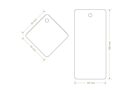 Hang tag Model HT-M93
