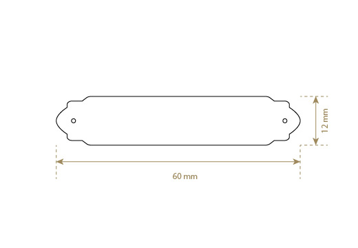 Leren label van echt leer Model EP-M16