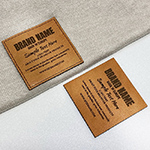 Leren label van echt leer Model EP-M37