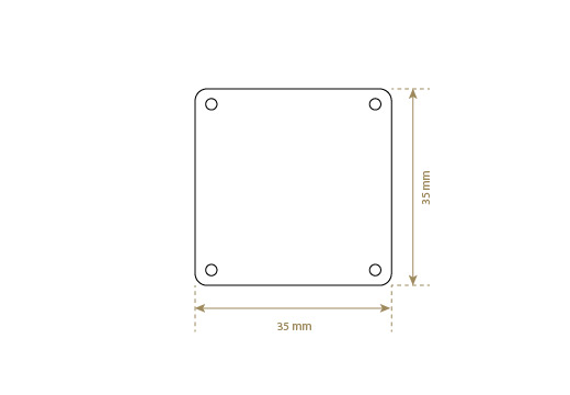 Leren label van echt leer Model EP-M38