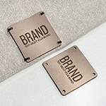 Leren label van echt leer Model EP-M38
