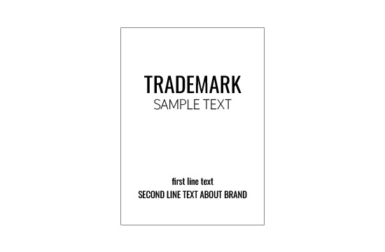 Leren label van echt leer Model EP-M39