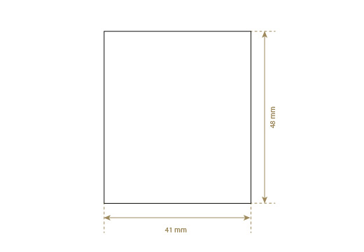 Leren label van echt leer Model EP-M41