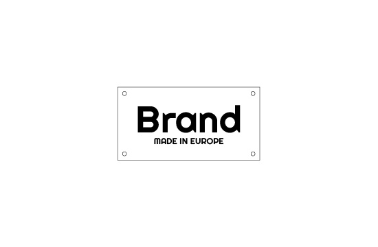Leren label van echt leer Model EP-M44