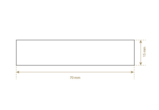Leren label van echt leer Model EP-M46