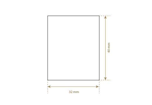 Leren label van echt leer Model EP-M47