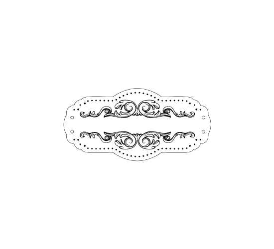 Leren label van echt leer Model EP-M5