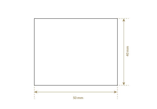 Leren label van echt leer Model EP-M50