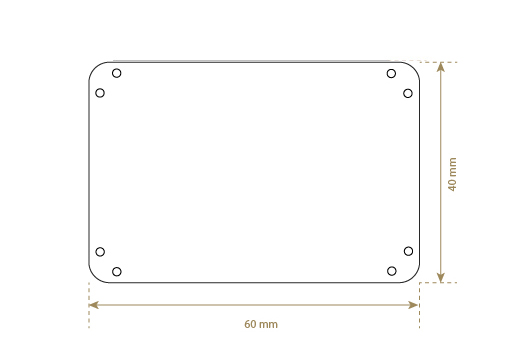 Leren label van echt leer Model EP-M51