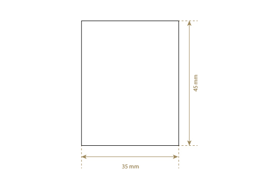 Leren label van echt leer Model EP-M52