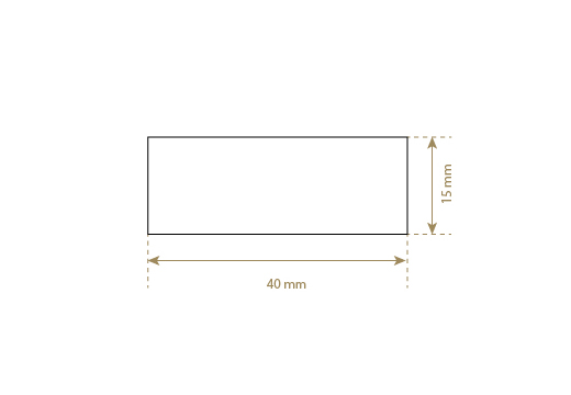 Leren label van echt leer Model EP-M53