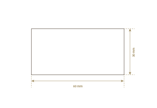 Leren label van echt leer Model EP-M54
