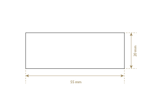 Leren label van echt leer Model EP-M56