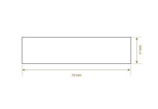Leren label van echt leer Model EP-M57