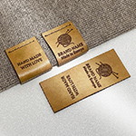 Lederen labels van echt leer - EP-M61