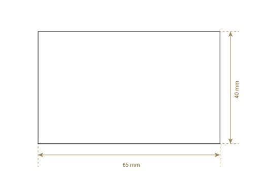 Leren label van echt leer Model EP-M68