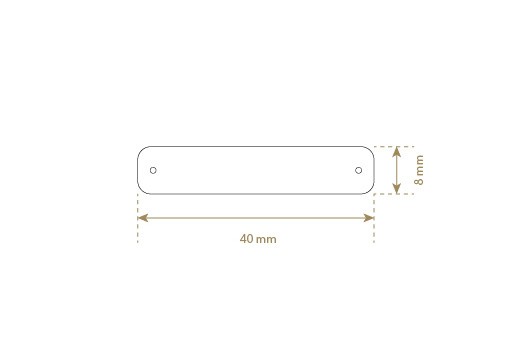 Leren label van echt leer Model EP-M7