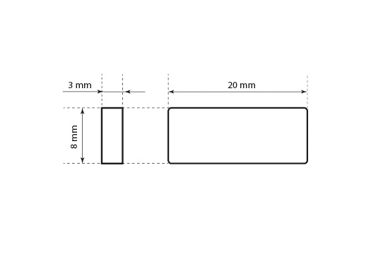 Zegel tag Model ST-M127