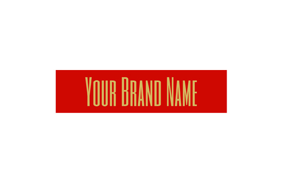 Bedrukt textiel label Standard Style Model TL-M100