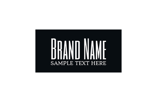 Bedrukt textiel label Premium Style Model TL-M15
