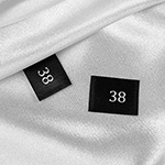 Maatlabels voor kleding Model TC-M173