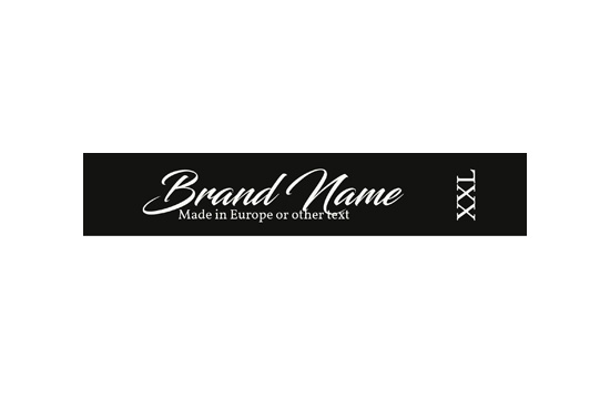 Bedrukt stoffen label Smart Style Model TL-M21