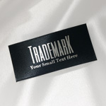 Bedrukt stoffen label Model TL-M51