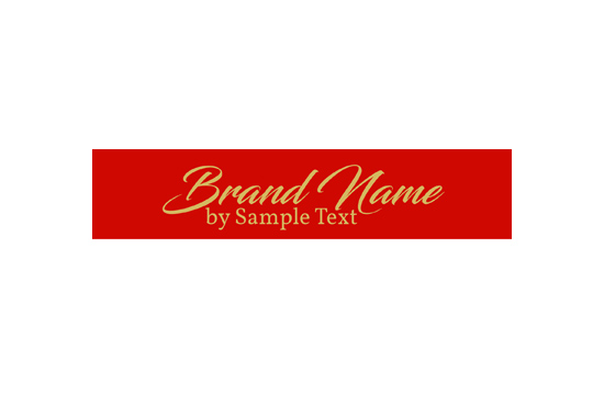 Bedrukt textiel label Fashion Style Model TL-M97