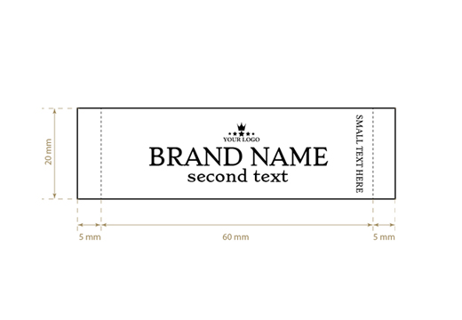 Geweven label Elegant Style Model WL-M1