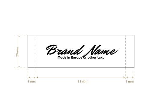 Geweven label Stylish Style Model WL-M11