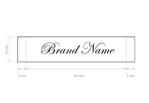 Geweven label Classic Style Model WL-M19