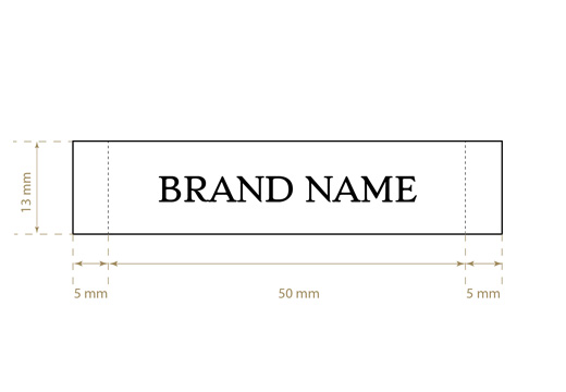 Geweven label Tidy Style Model WL-M21