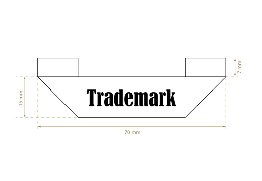 Geweven label Fancy Style Model WL-M34