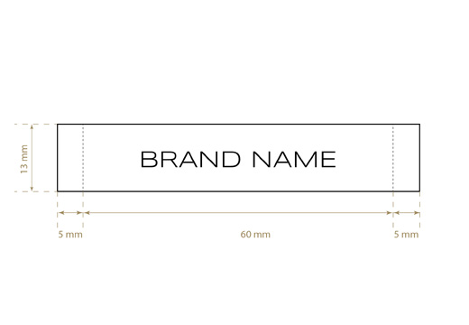 Geweven label Fashion Style Model WL-M6