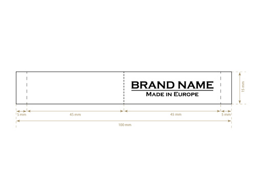 Geweven label New Look Style Model WL-M61