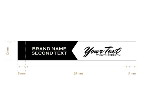 Geweven label Trendy Style Model WL-M7