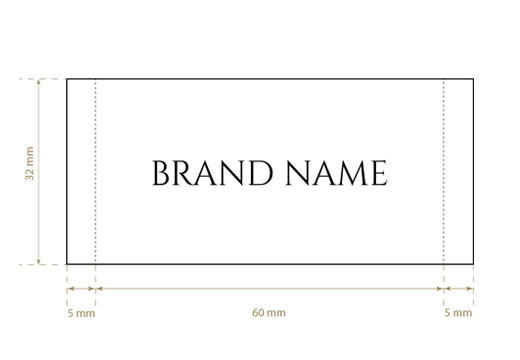 Geweven label Pithy Style Model WL-M71