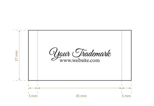 Geweven label Lucid Style Model WL-M81