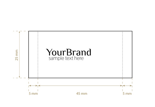 Geweven label Free Style Model WL-M82