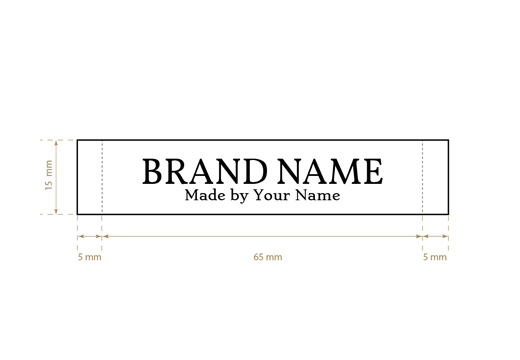 Geweven label Model WL-M89