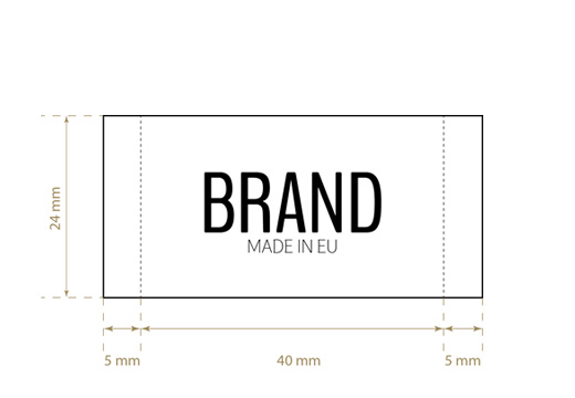 Geweven label Remarkable Style Model WL-M95